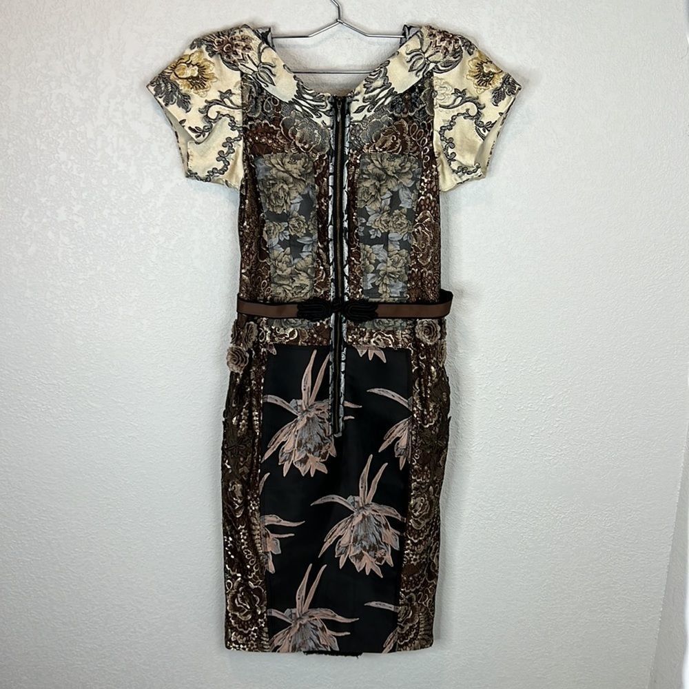 Host Pickbeguile By Byron Lars Size 2 Black/Tan P… - image 3